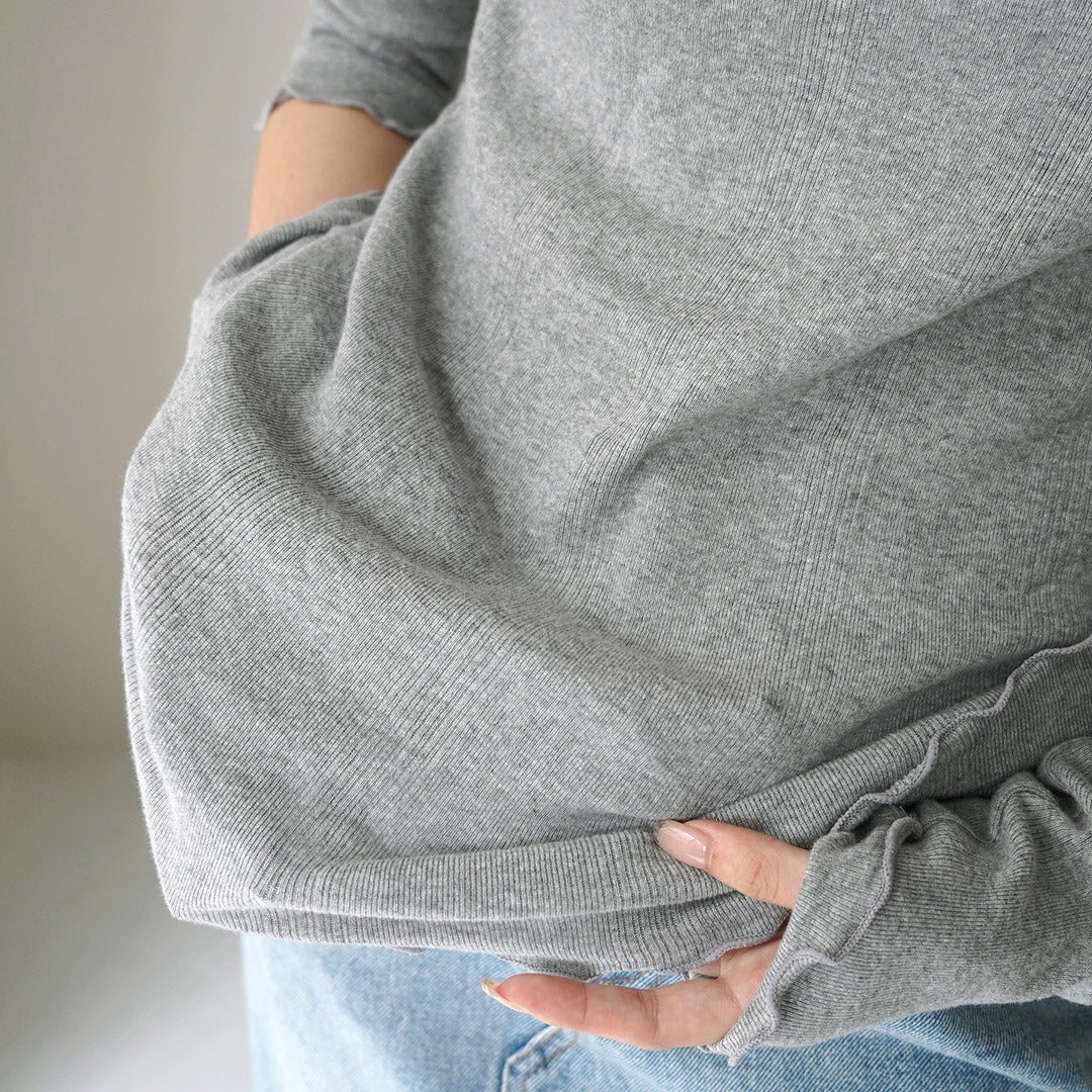 ROBERT P.MILLER(ロバートピーミラー) パネルリブ タートルTEE