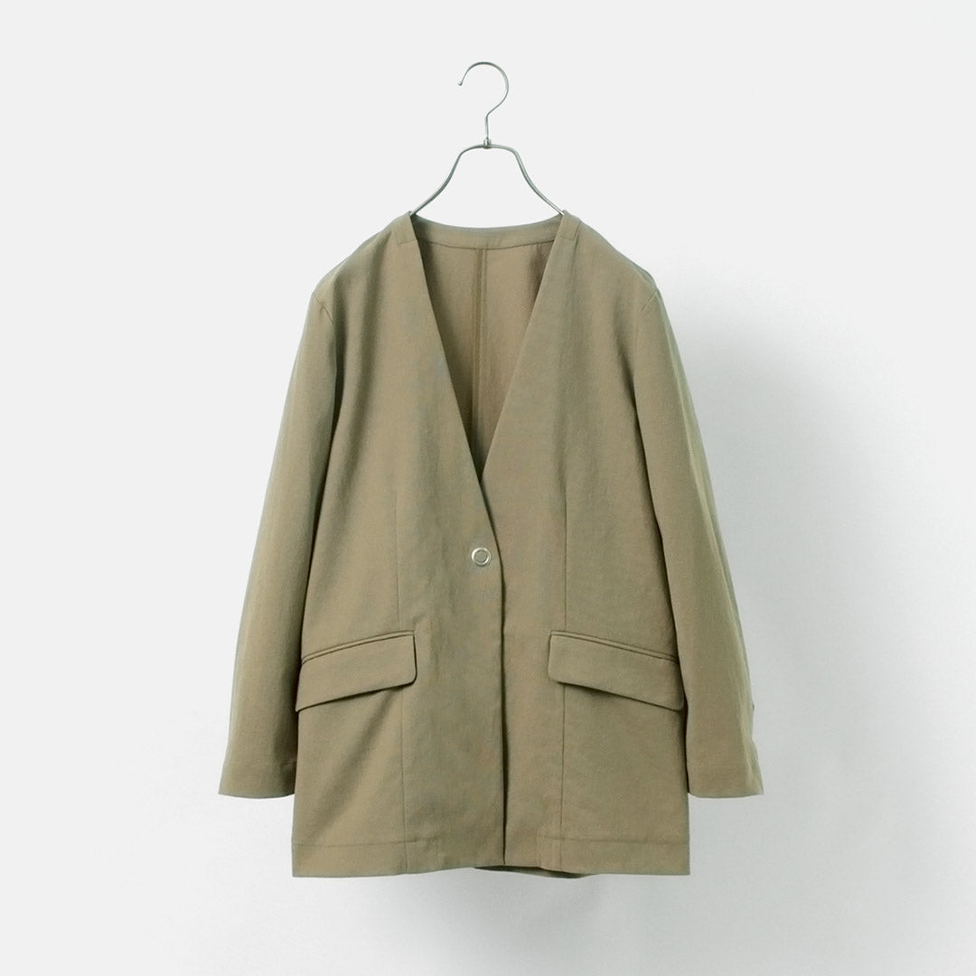 【50%OFF】JOHNBULL(ジョンブル) ノーカラージャケット