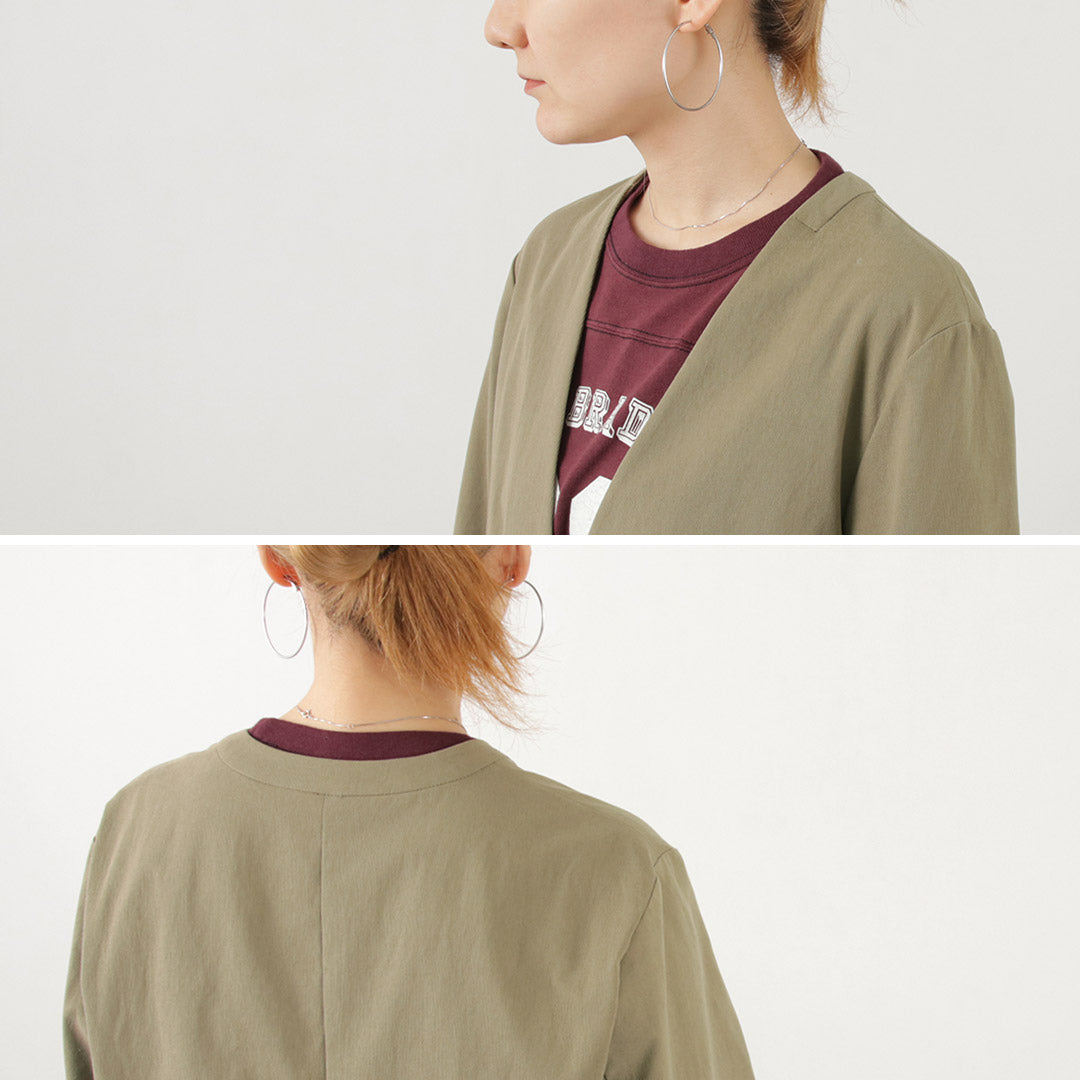 【50%OFF】JOHNBULL(ジョンブル) ノーカラージャケット