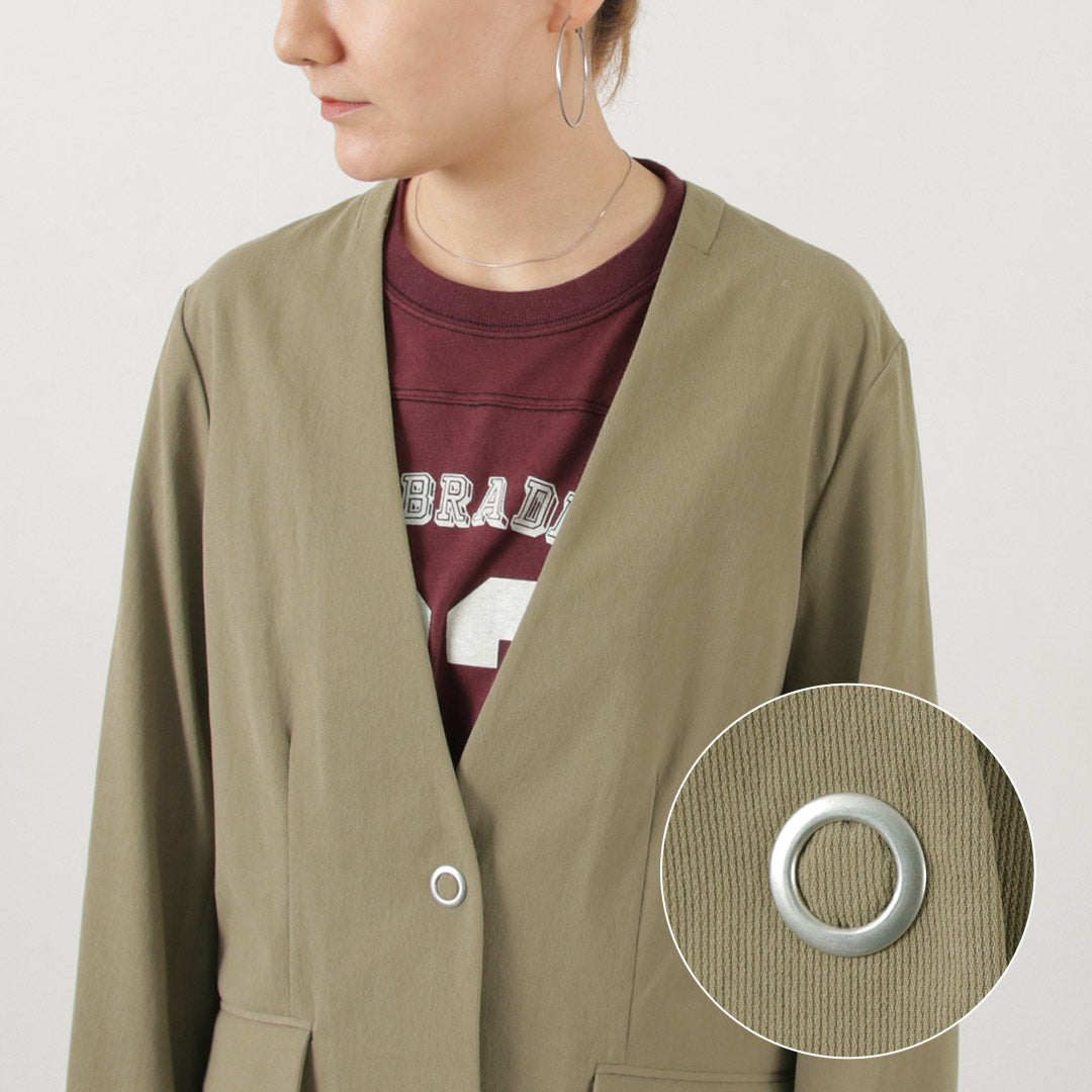 【50%OFF】JOHNBULL(ジョンブル) ノーカラージャケット