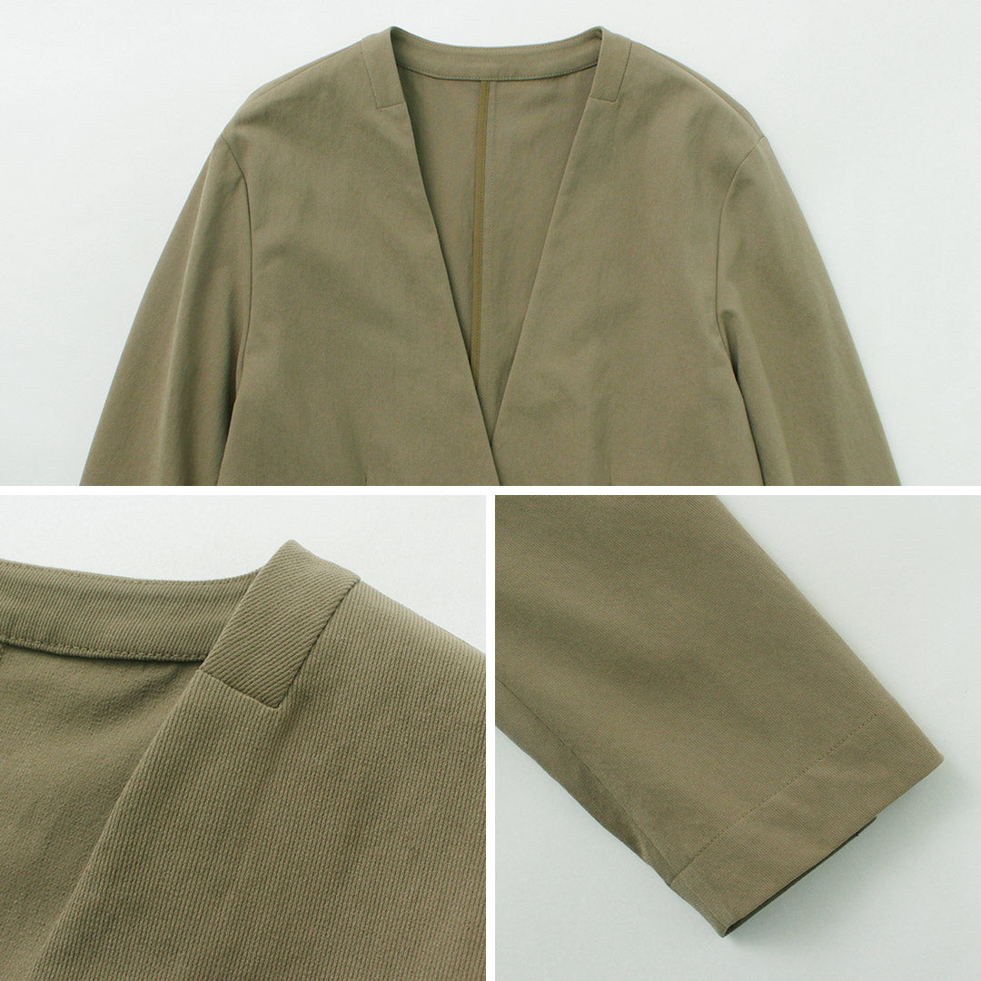 【50%OFF】JOHNBULL(ジョンブル) ノーカラージャケット