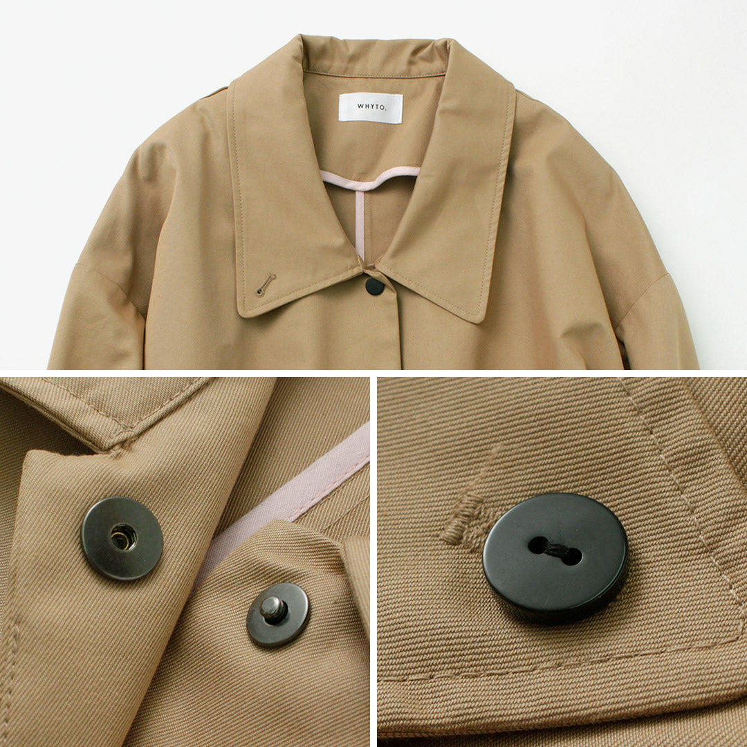 WHYTO.(ホワイト) テントラインコート