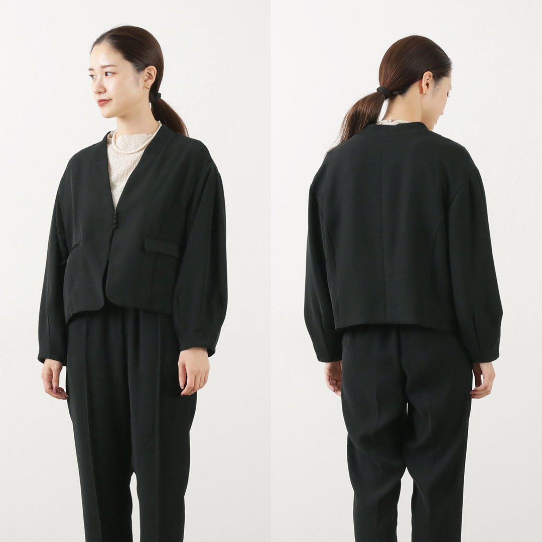 WHYTO.(ホワイト) スリットネック ジャケット