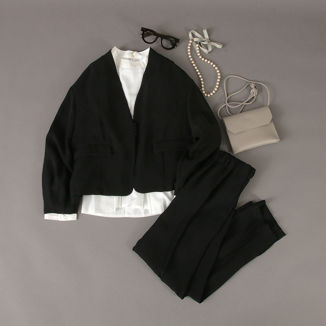 WHYTO.(ホワイト) スリットネック ジャケット