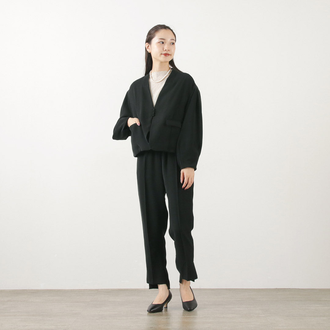 WHYTO.(ホワイト) スリットネック ジャケット