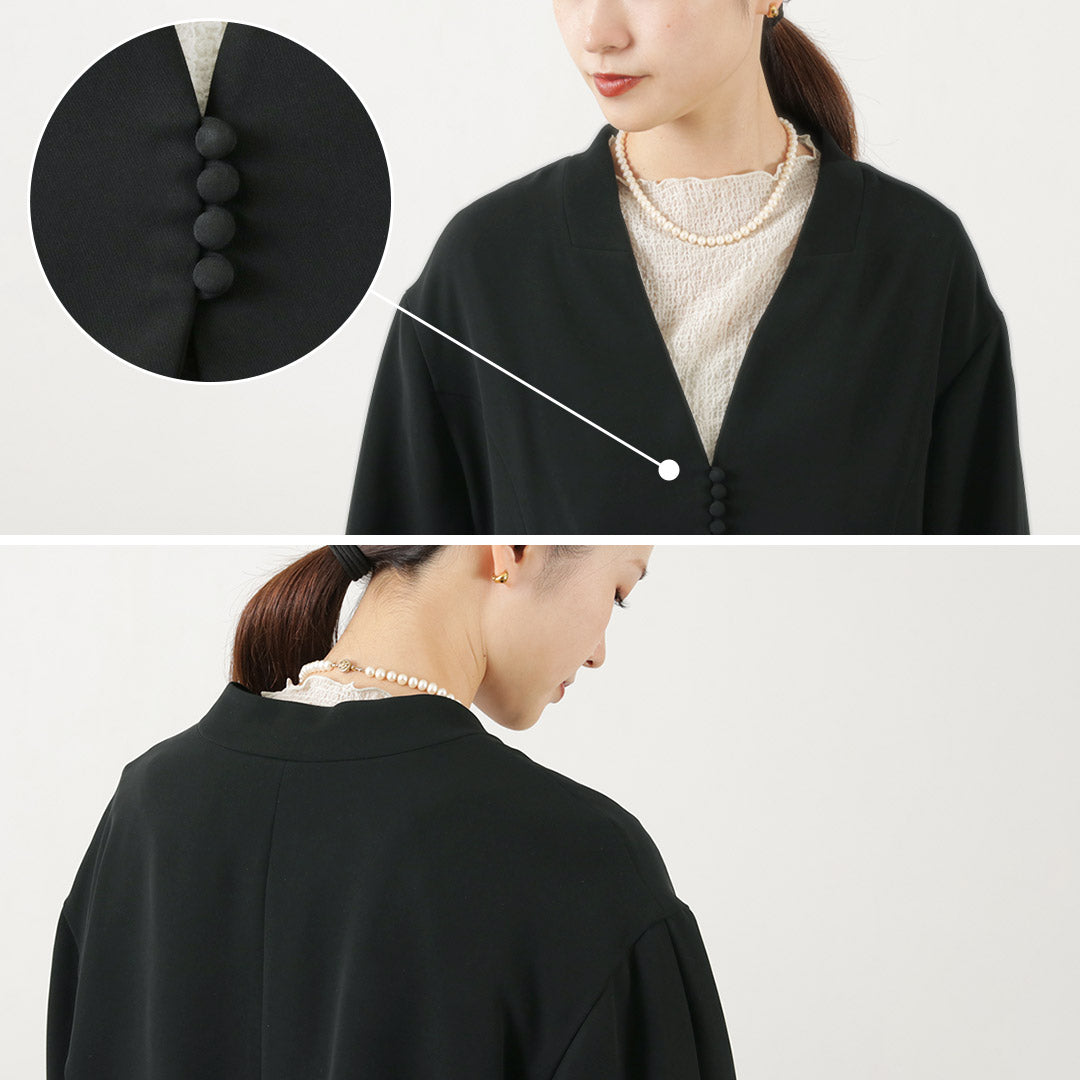 WHYTO.(ホワイト) スリットネック ジャケット