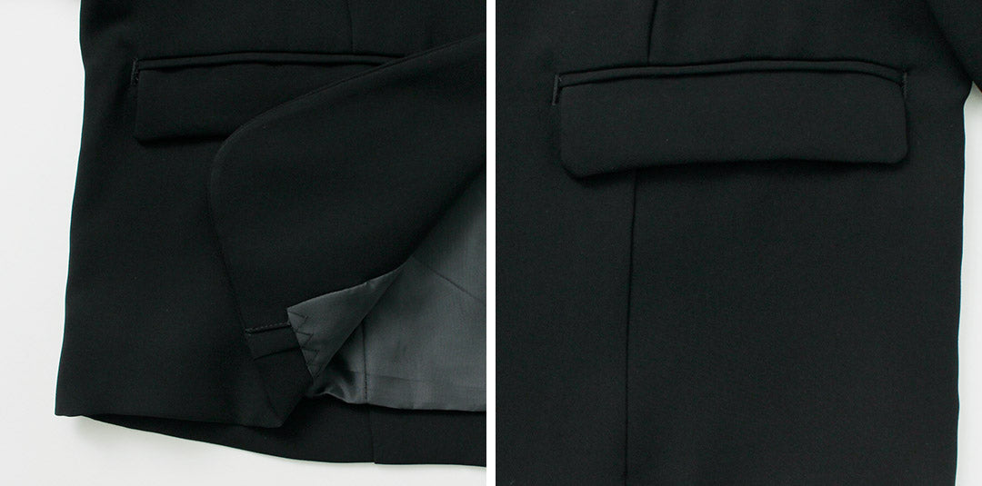 WHYTO.(ホワイト) スリットネック ジャケット