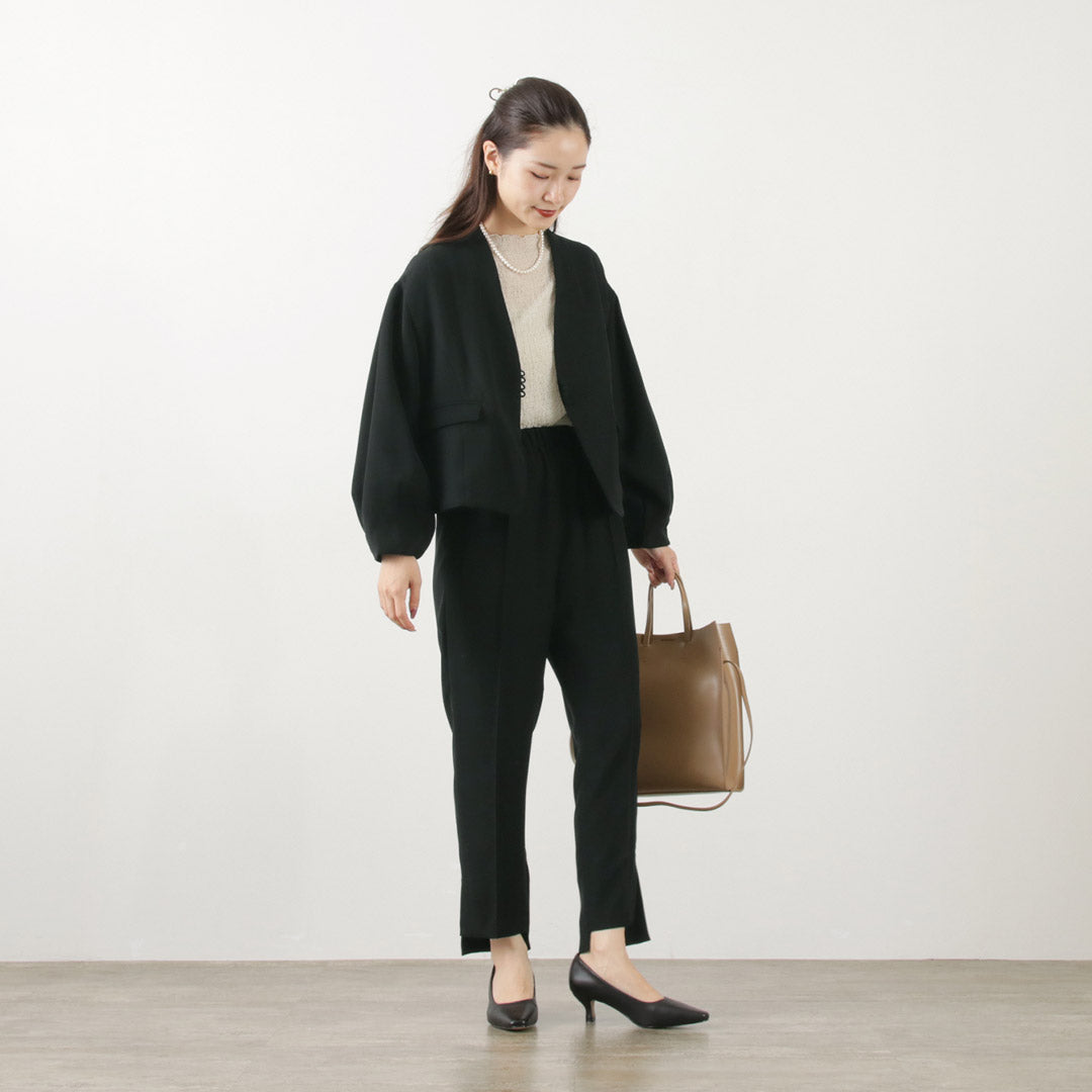 WHYTO.(ホワイト) ヘムデザイン トラウザー