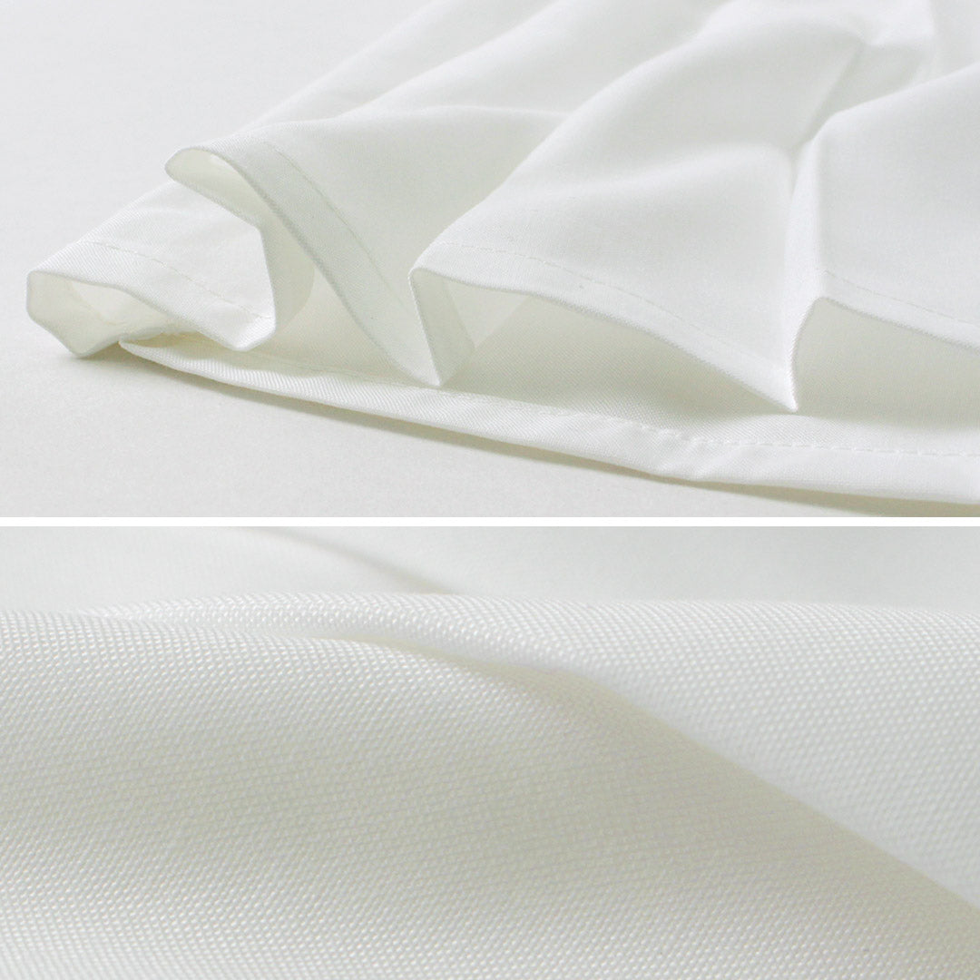 WHYTO.(ホワイト) フロント プリーツ ブラウス