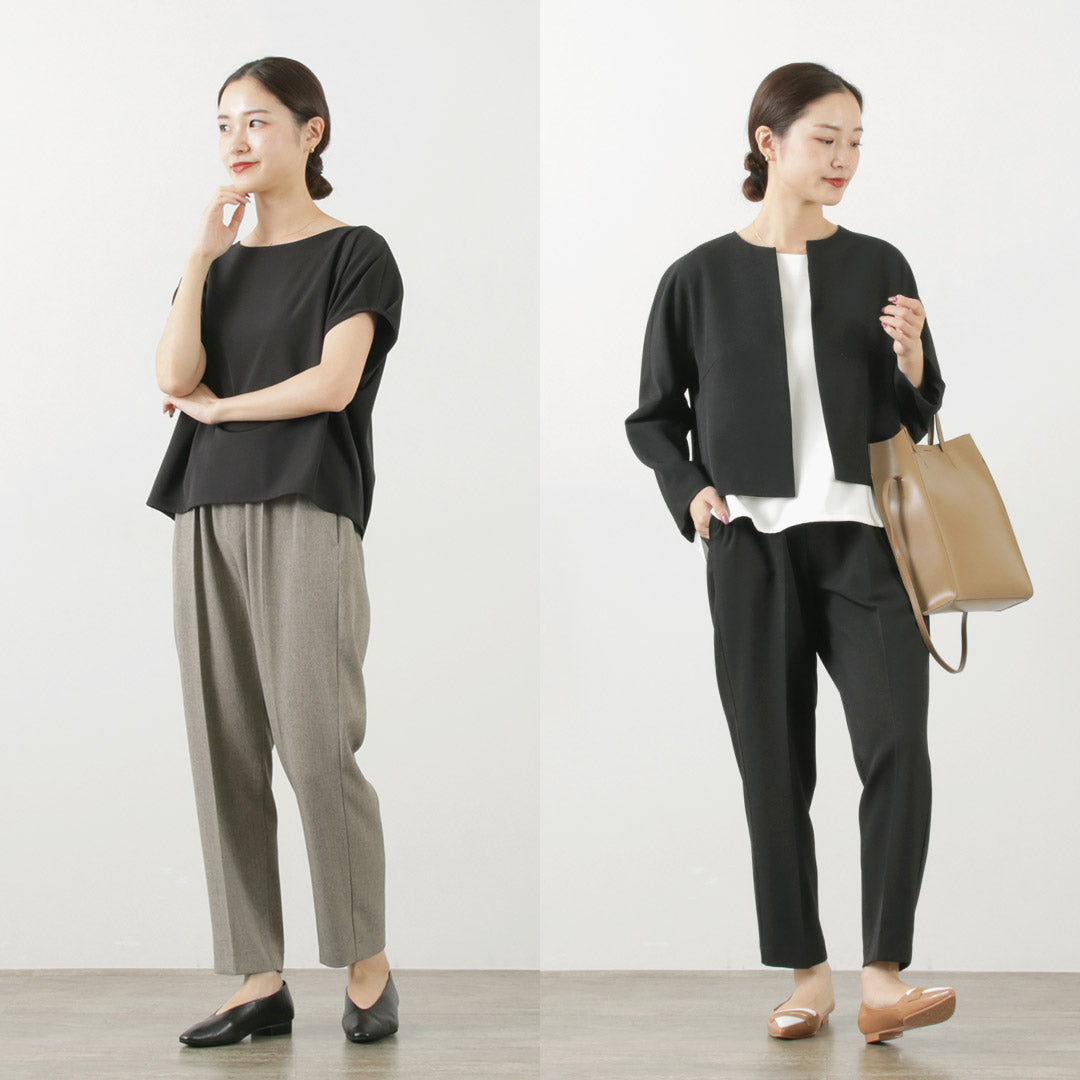 WHYTO.(ホワイト) ドロップ タック ブラウス