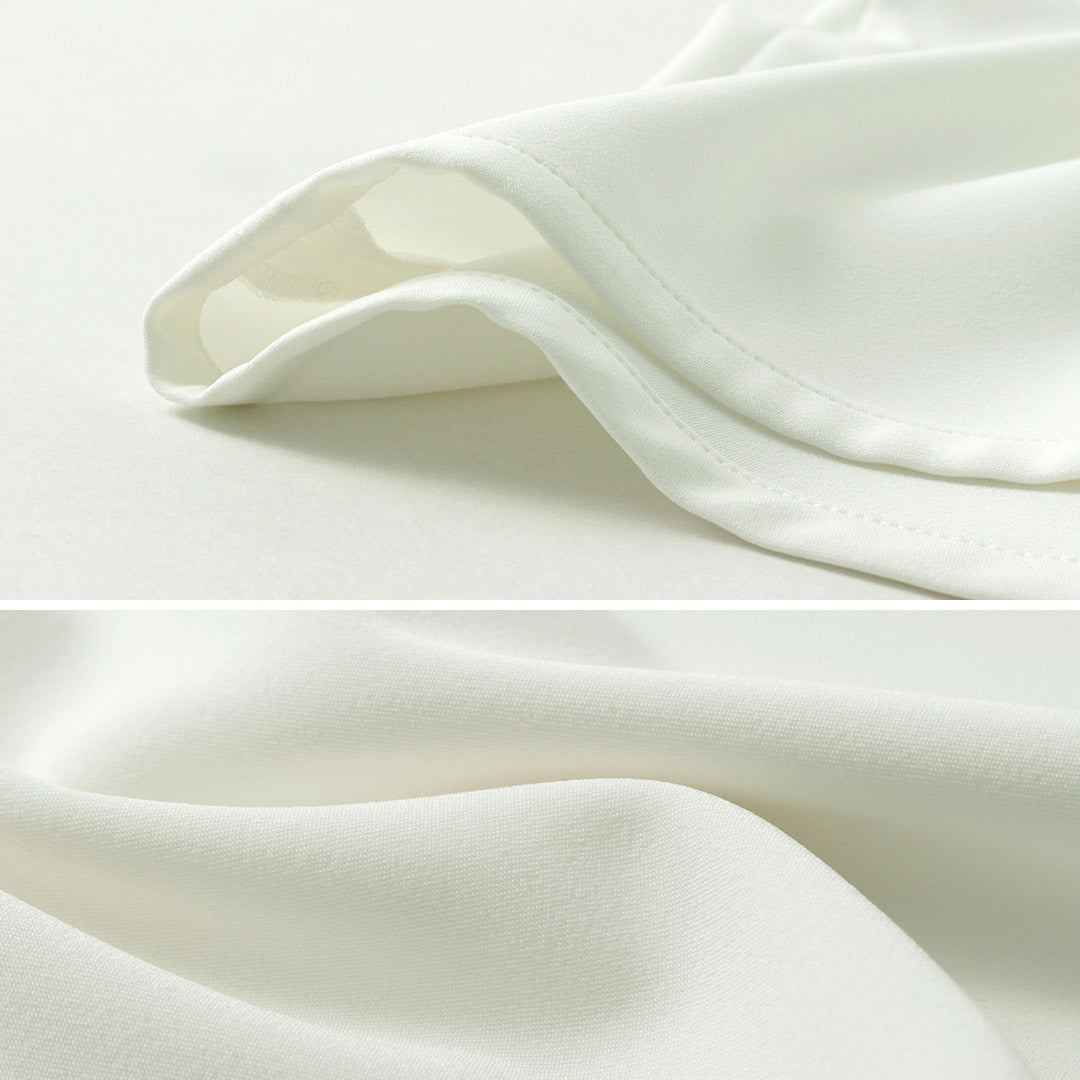 WHYTO.(ホワイト) ドロップ タック ブラウス