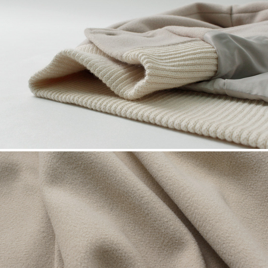 KHA:KI(カーキ) カラーレス バーシティージャケット