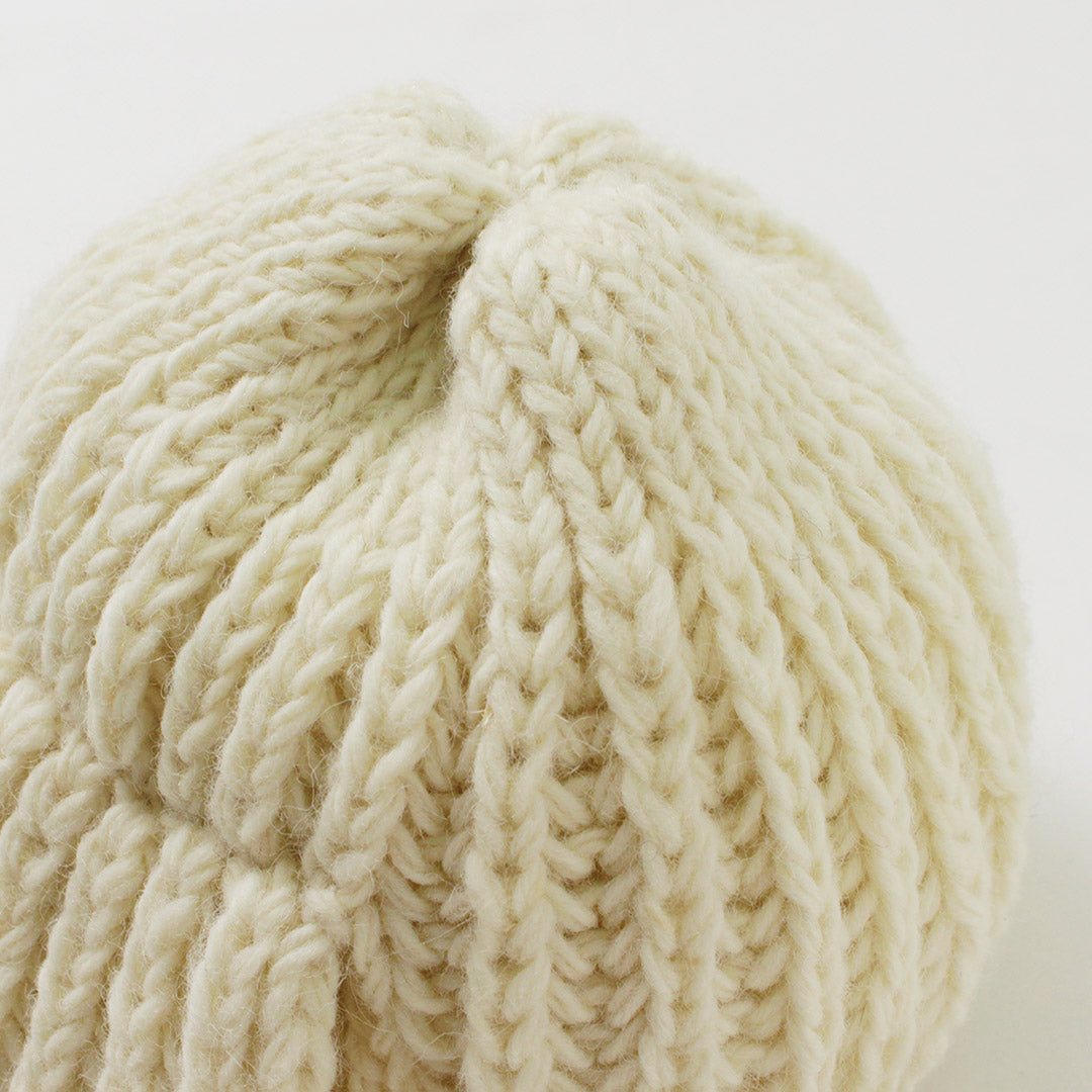 【20%OFF】KHA:KI(カーキ) ハンドニット フライトキャップ