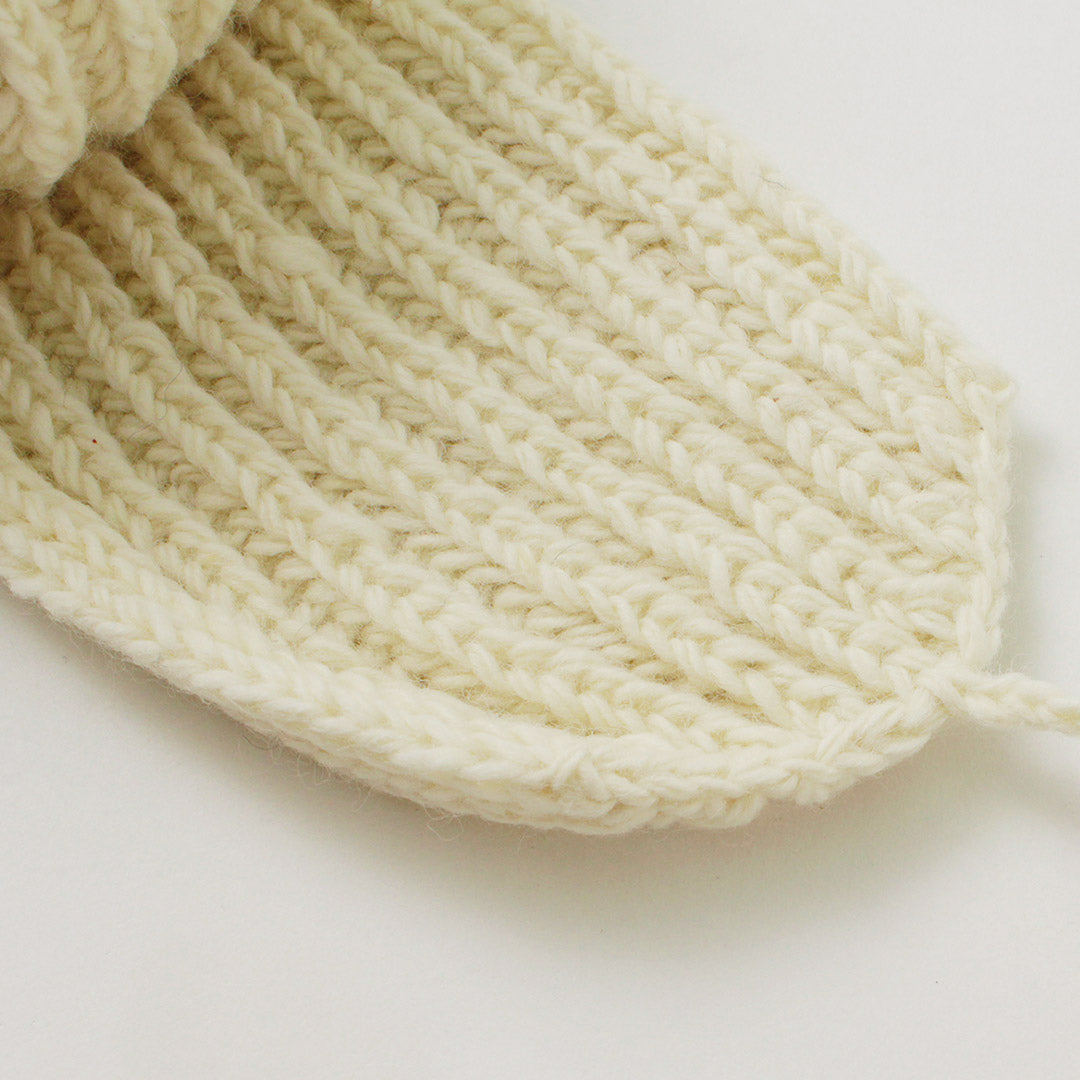 【20%OFF】KHA:KI(カーキ) ハンドニット フライトキャップ