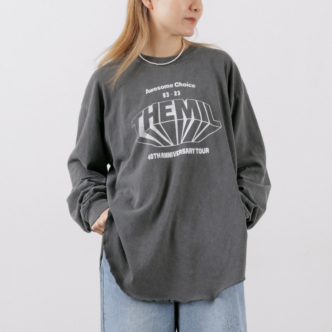 【20%OFF】KHA:KI(カーキ) ラウンドヘム Tシャツ THE MIL