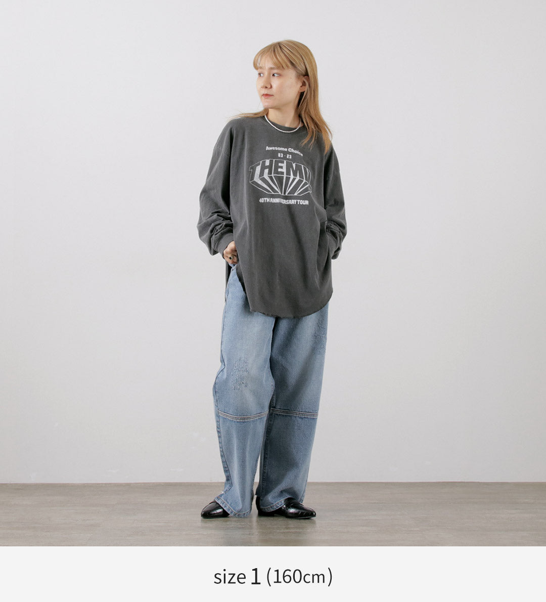 【20%OFF】KHA:KI(カーキ) ラウンドヘム Tシャツ THE MIL