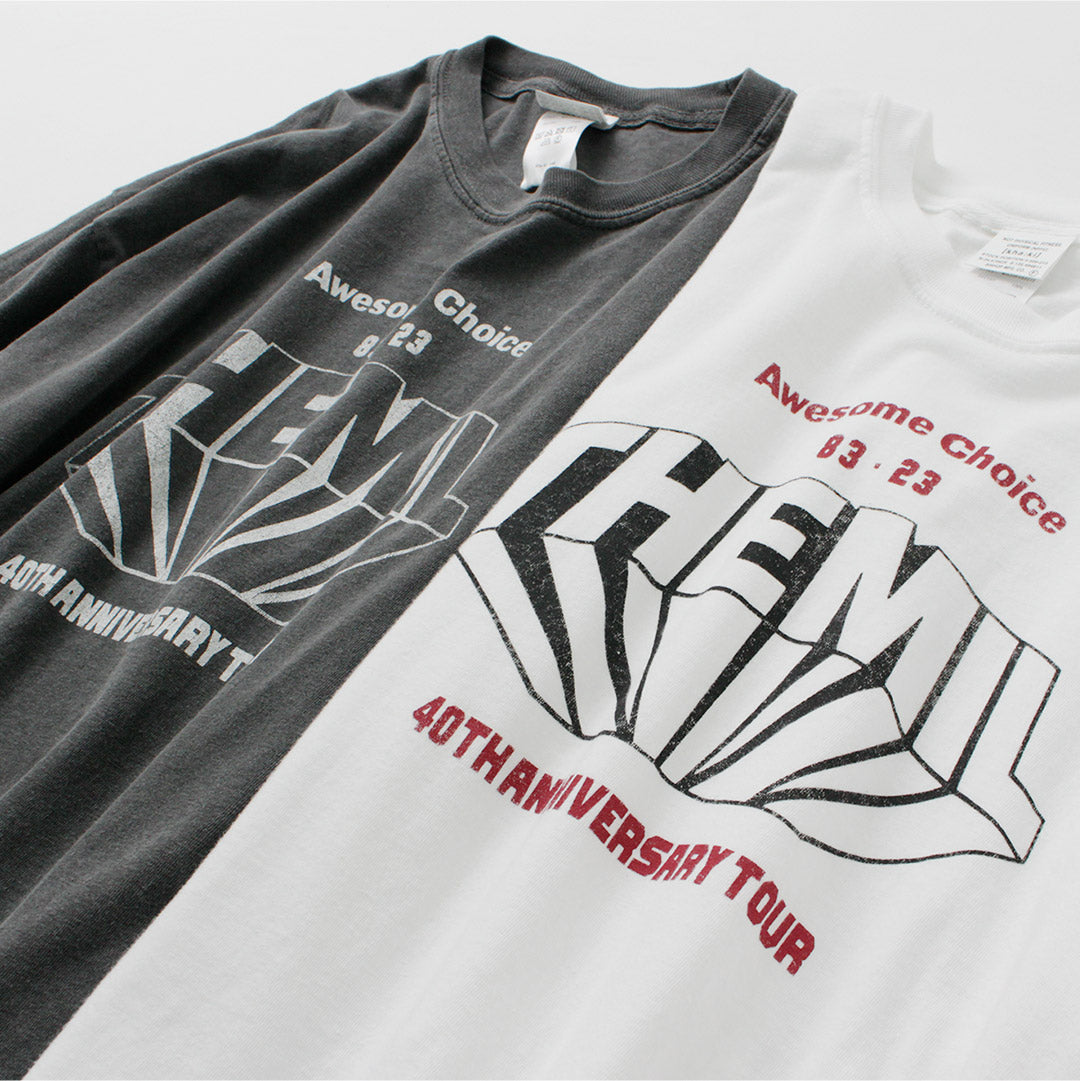 【20%OFF】KHA:KI(カーキ) ラウンドヘム Tシャツ THE MIL