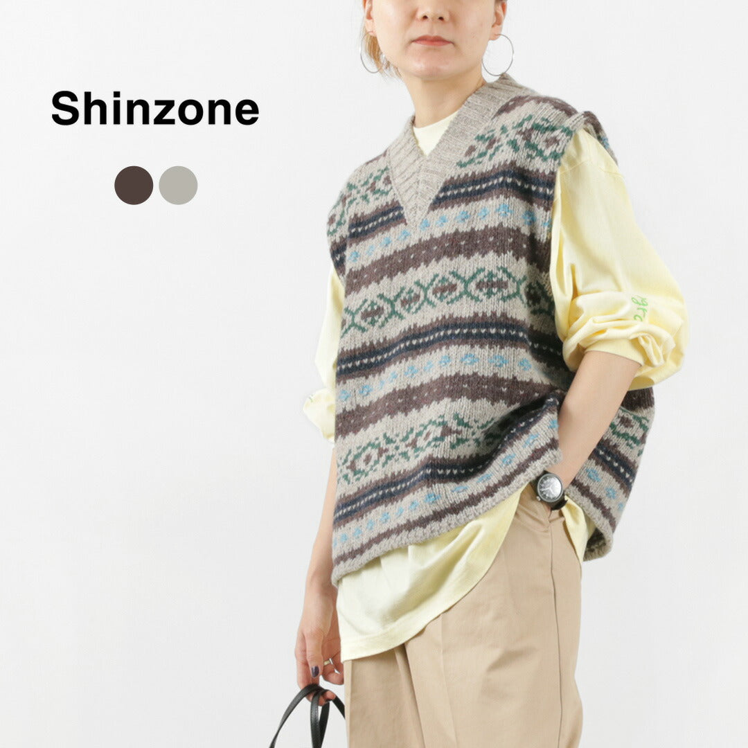 SHINZONE(シンゾーン) フェアアイル ベスト 23AMSNI06