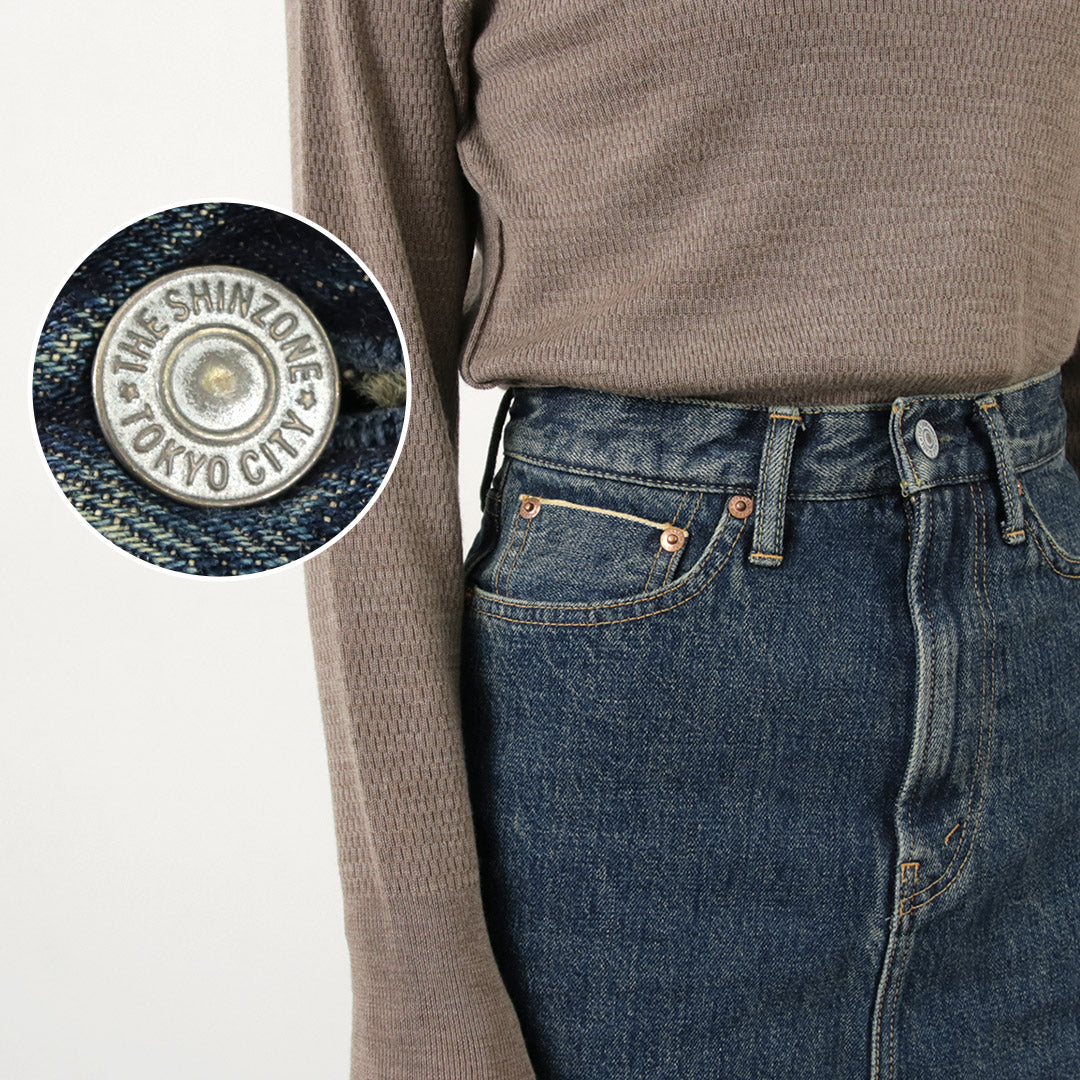 【30%OFF】SHINZONE(シンゾーン) デニム ミニスカート 23AMSSK01