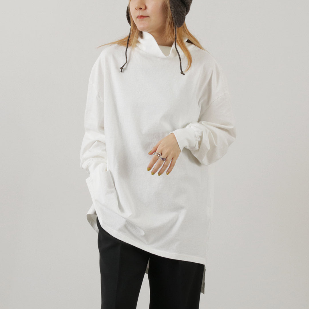 SHINZONE(シンゾーン) ハイネック オーバーTシャツ 23AMSCU02