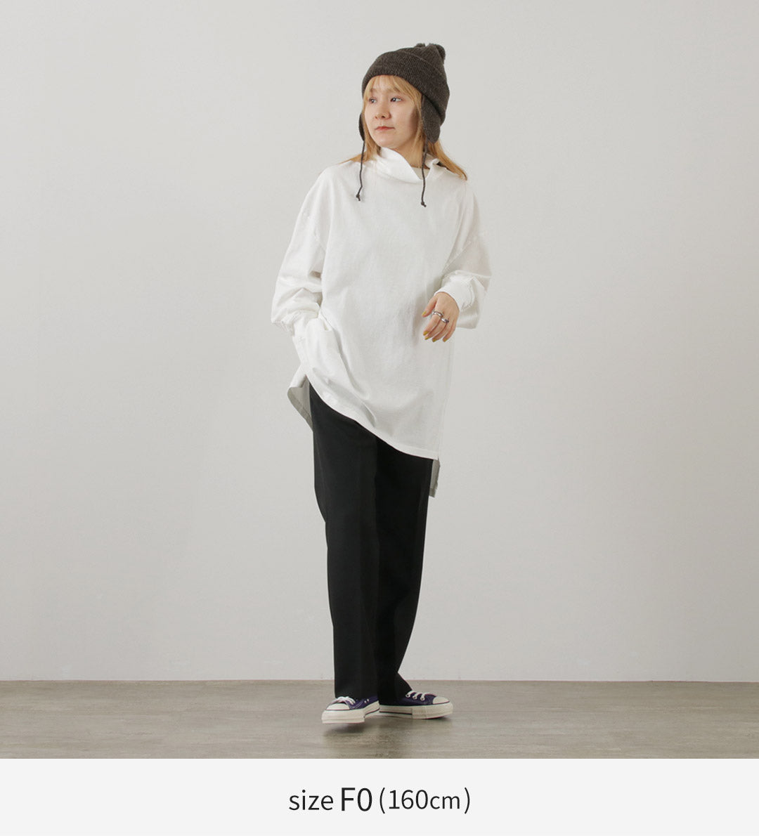 SHINZONE(シンゾーン) ハイネック オーバーTシャツ 23AMSCU02