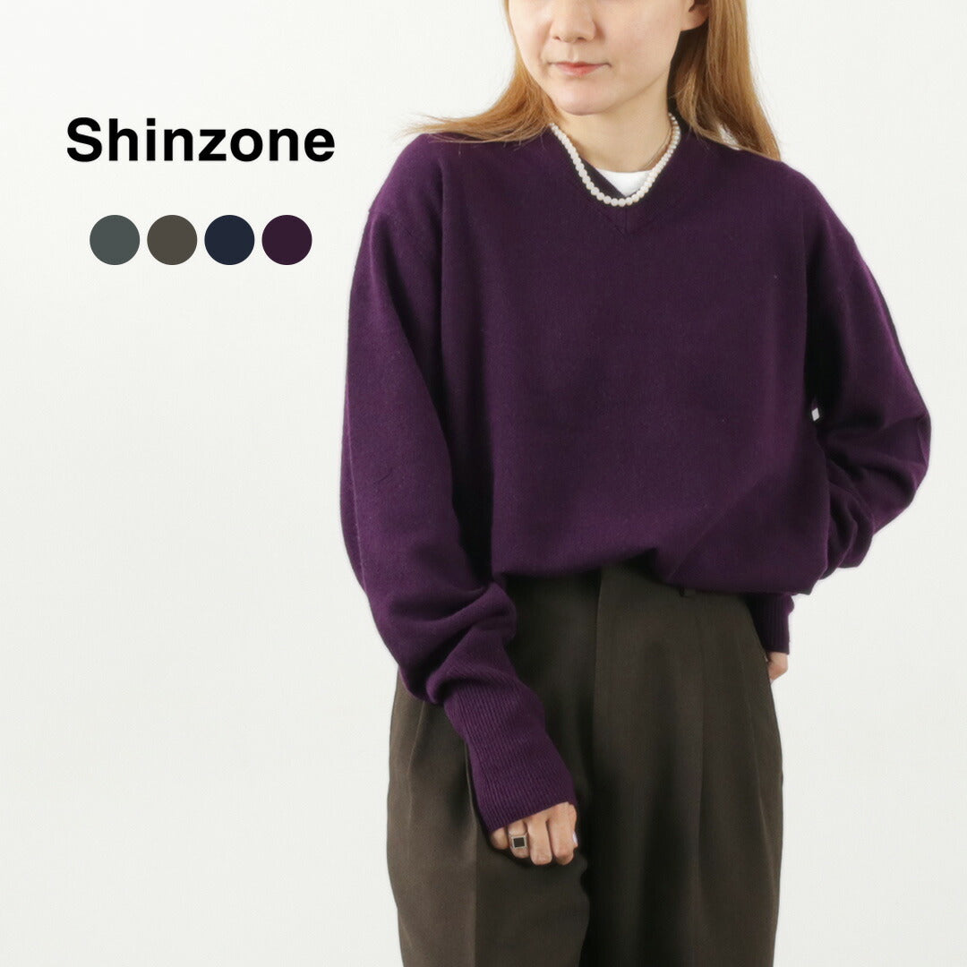 【30%OFF】SHINZONE(シンゾーン) ウールカシミア ダディ ニット 23AMSNI03