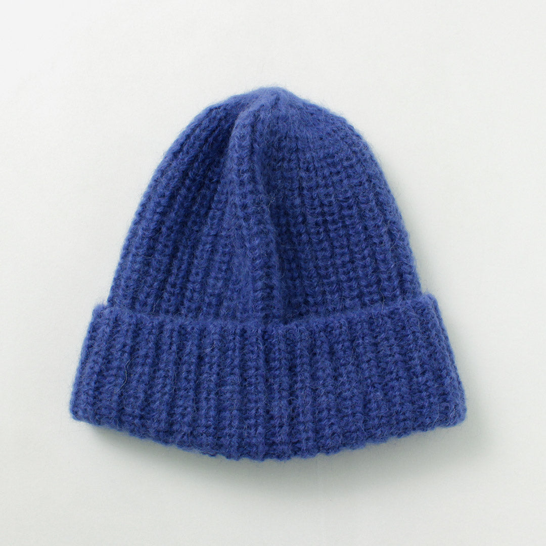 SHINZONE（シンゾーン）シャギー ニットキャップ / ニット帽 レディース 無地 モヘヤ ウール アルパカ 日本製 23AMSIT02  SHAGGY KNIT CAP