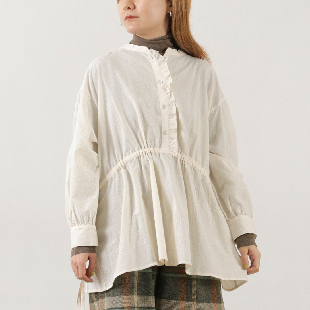 【50%OFF】TUMUGU(ツムグ) ふわふわローン チュニックブラウス