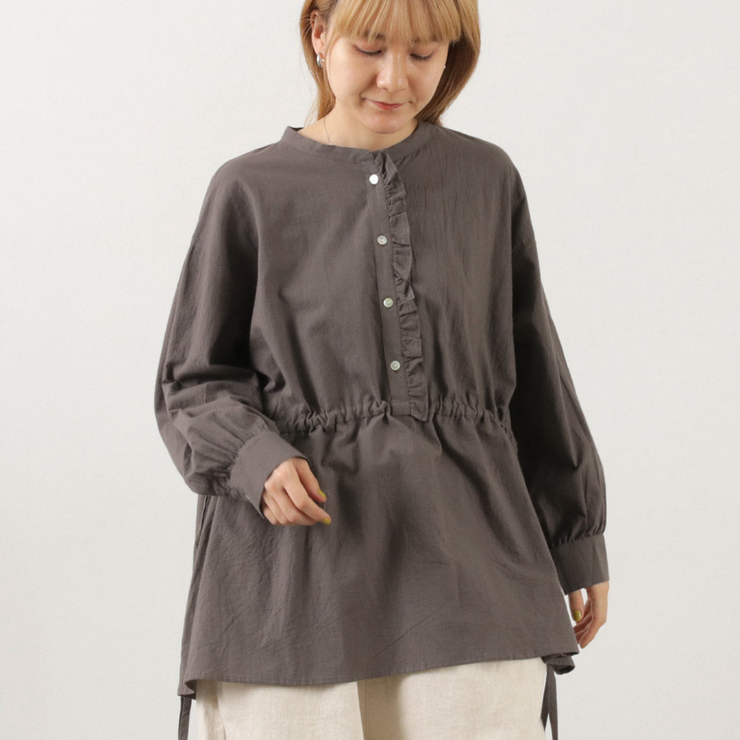 【50%OFF】TUMUGU(ツムグ) ふわふわローン チュニックブラウス