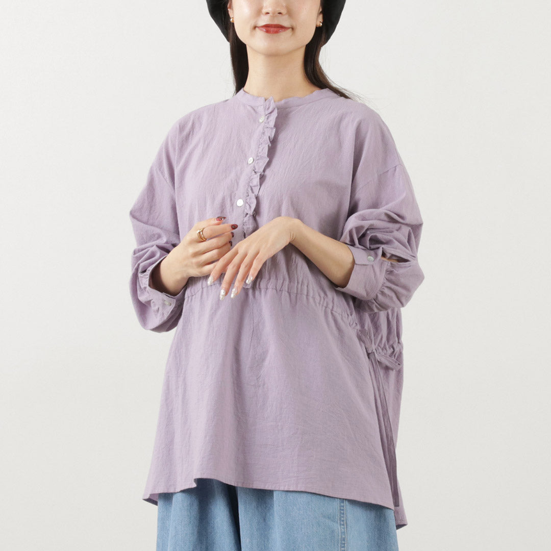 【50%OFF】TUMUGU(ツムグ) ふわふわローン チュニックブラウス