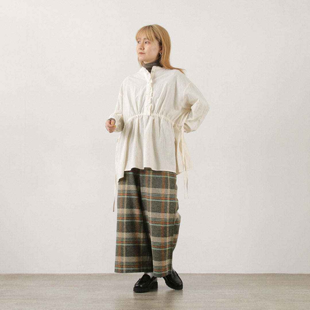 【50%OFF】TUMUGU(ツムグ) ふわふわローン チュニックブラウス