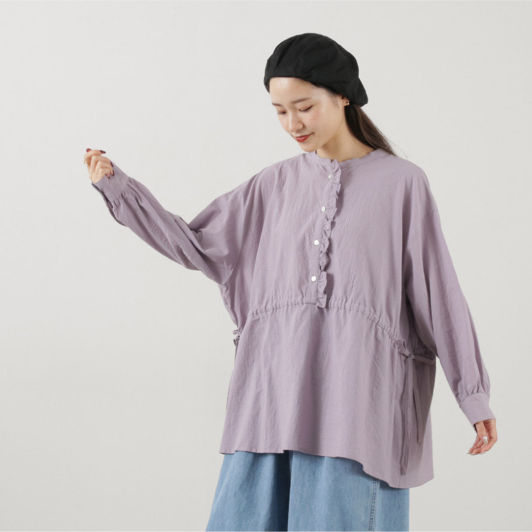 【50%OFF】TUMUGU(ツムグ) ふわふわローン チュニックブラウス