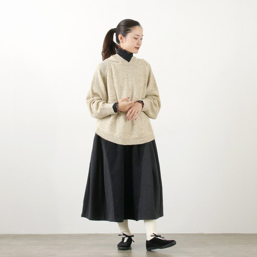 TUMUGU(ツムグ) ドッキング コーデュロイ スカート