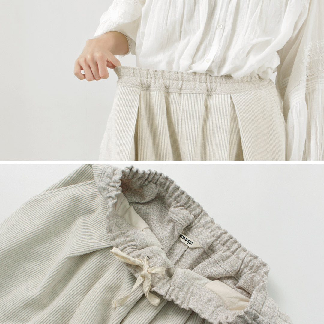 TUMUGU(ツムグ) ドッキングコーデュロイ パンツ