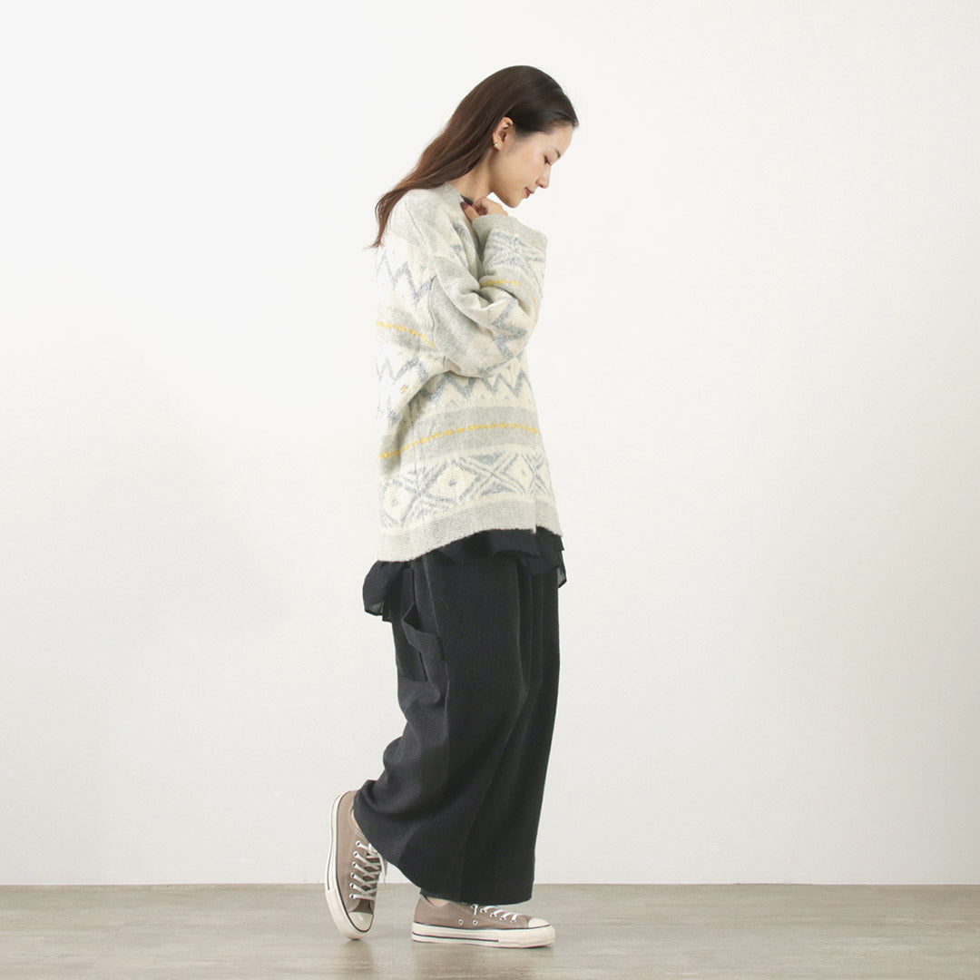 TUMUGU(ツムグ) ドッキングコーデュロイ パンツ