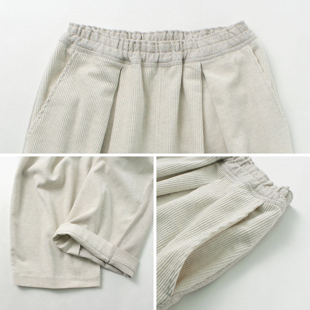 TUMUGU(ツムグ) ドッキングコーデュロイ パンツ