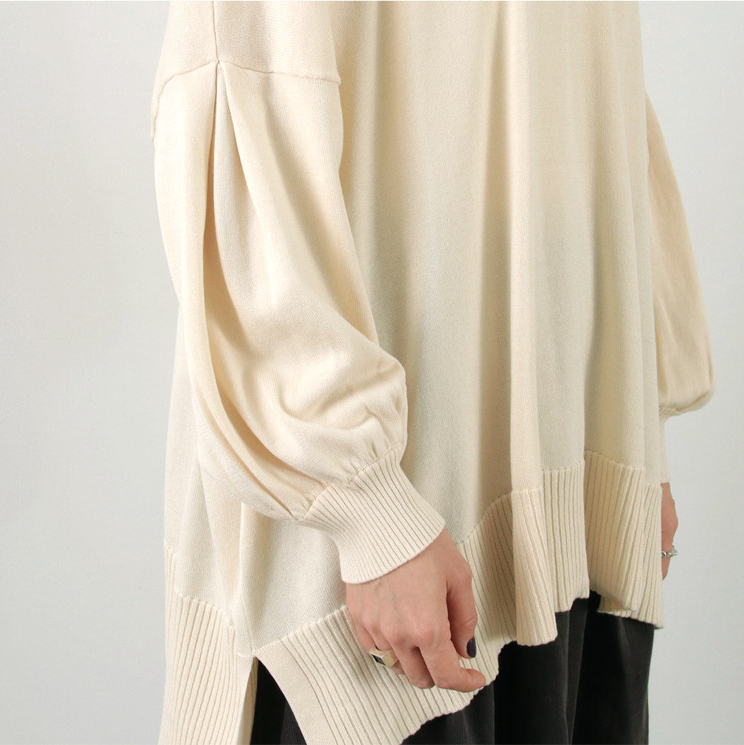 【30%OFF】TUMUGU(ツムグ) ランダムニット ビッグプルオーバー