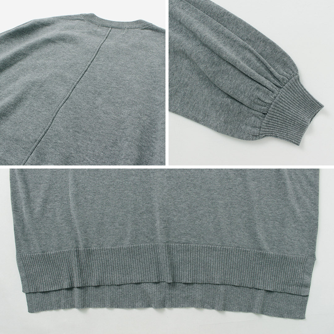 【30%OFF】TUMUGU(ツムグ) ランダムニット ビッグプルオーバー