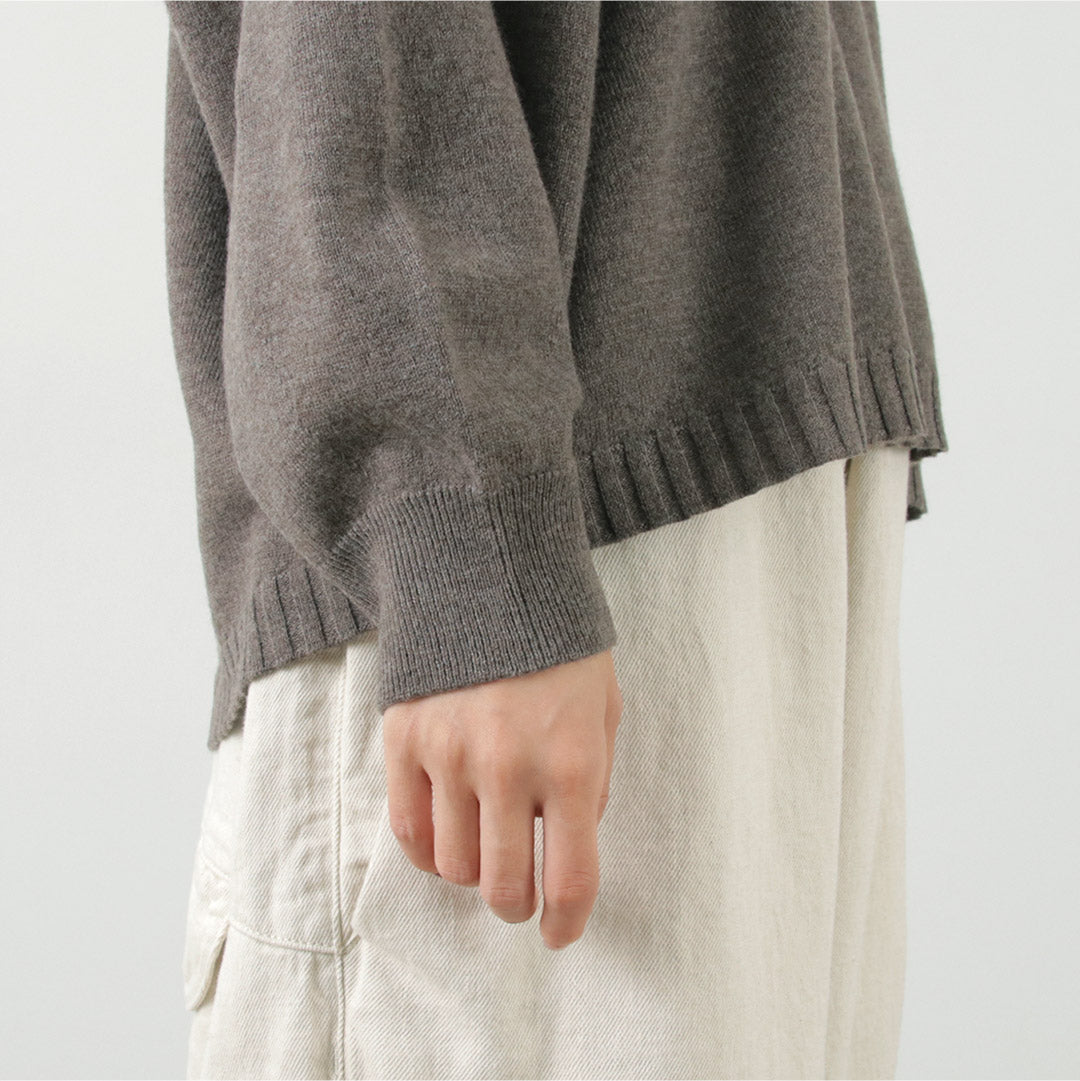 【30%OFF】TUMUGU(ツムグ) ふわふわウール プルオーバー