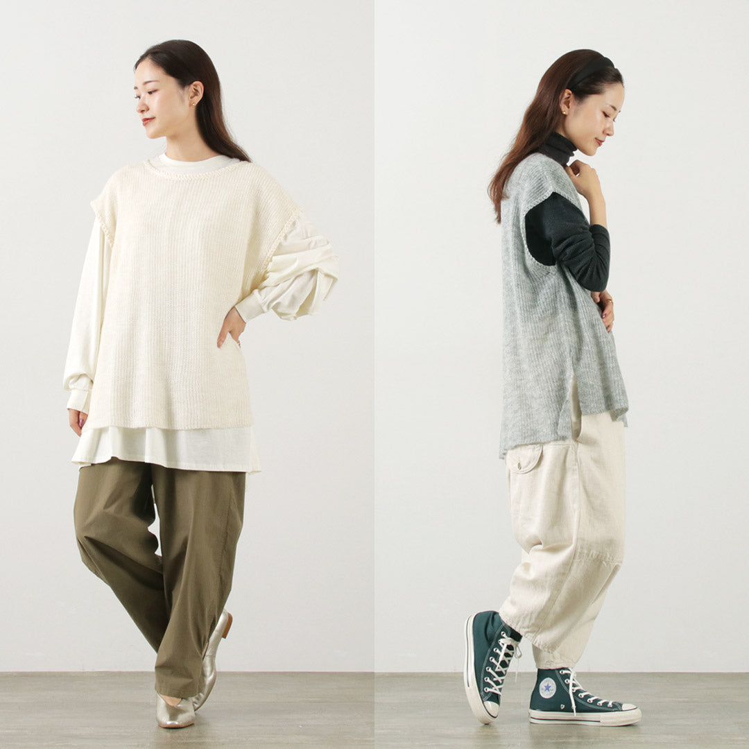【30%OFF】TUMUGU(ツムグ) モヘア ベスト