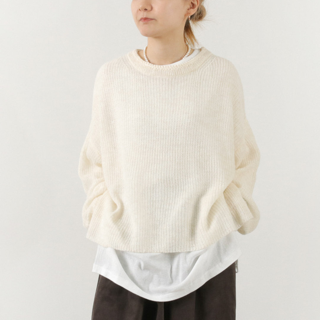 【30%OFF】TUMUGU(ツムグ) モヘア プルオーバー