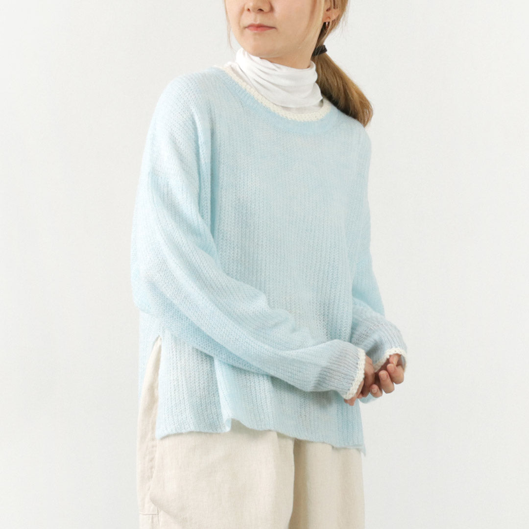 【50%OFF】TUMUGU(ツムグ) モヘア プルオーバー