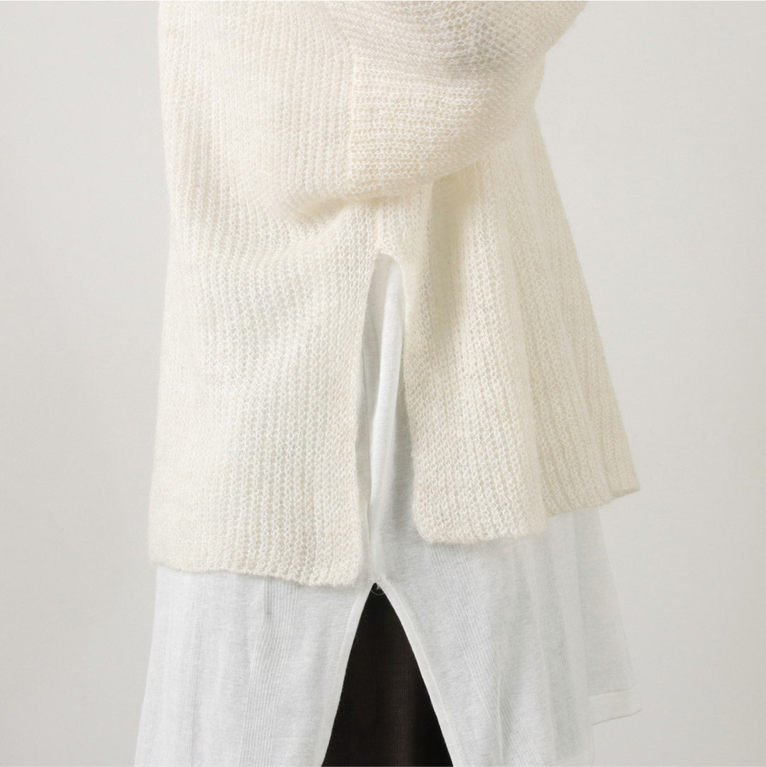 【30%OFF】TUMUGU(ツムグ) モヘア プルオーバー