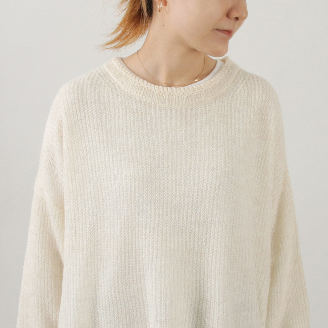 【30%OFF】TUMUGU(ツムグ) モヘア プルオーバー