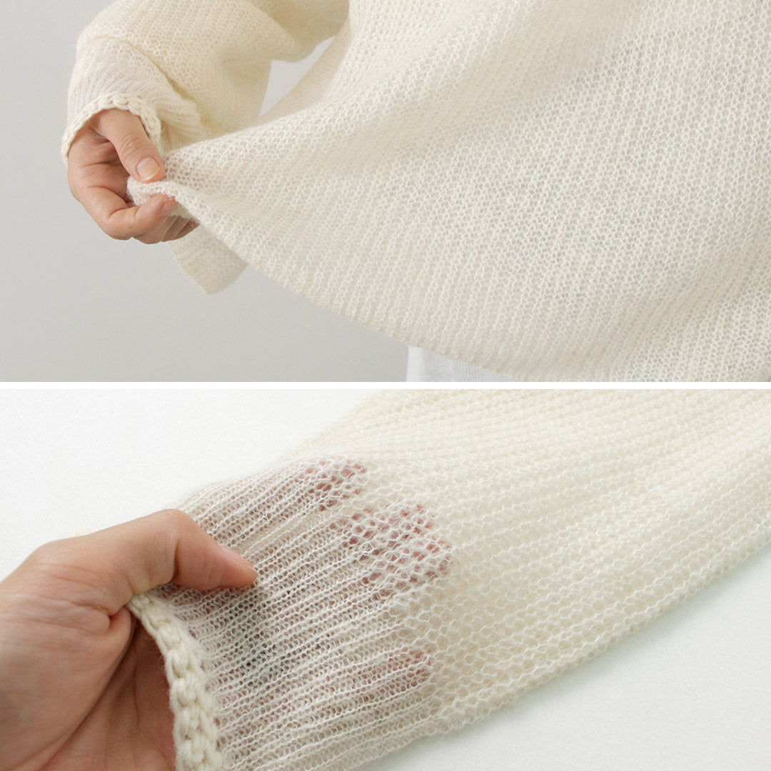 【30%OFF】TUMUGU(ツムグ) モヘア プルオーバー