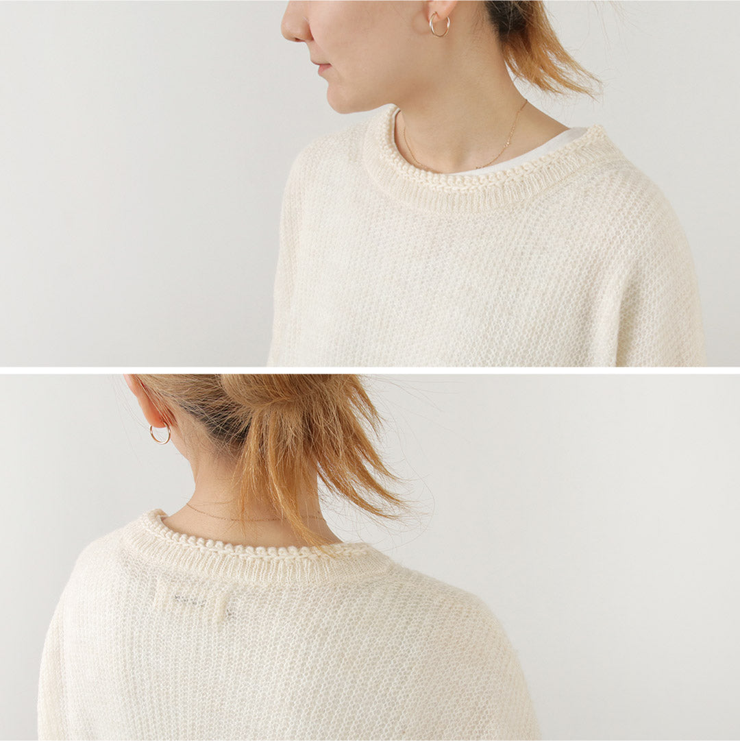 【30%OFF】TUMUGU(ツムグ) モヘア プルオーバー