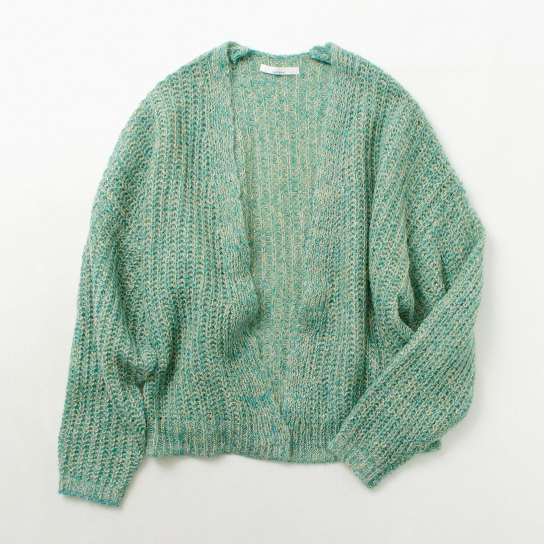 【30%OFF】LAITERIE(レイトリー) MIXアルパカウール カーディガン