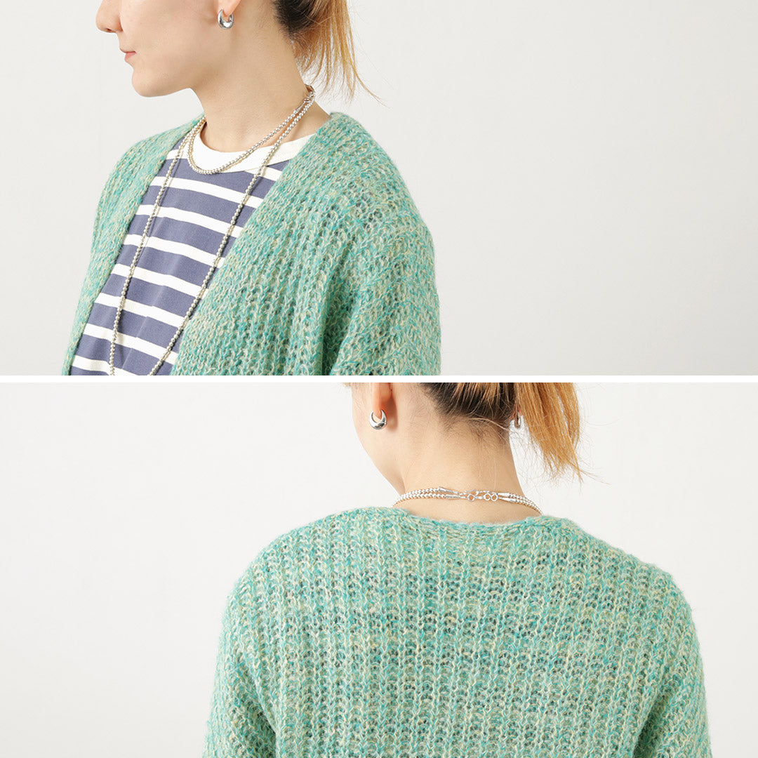 【30%OFF】LAITERIE(レイトリー) MIXアルパカウール カーディガン