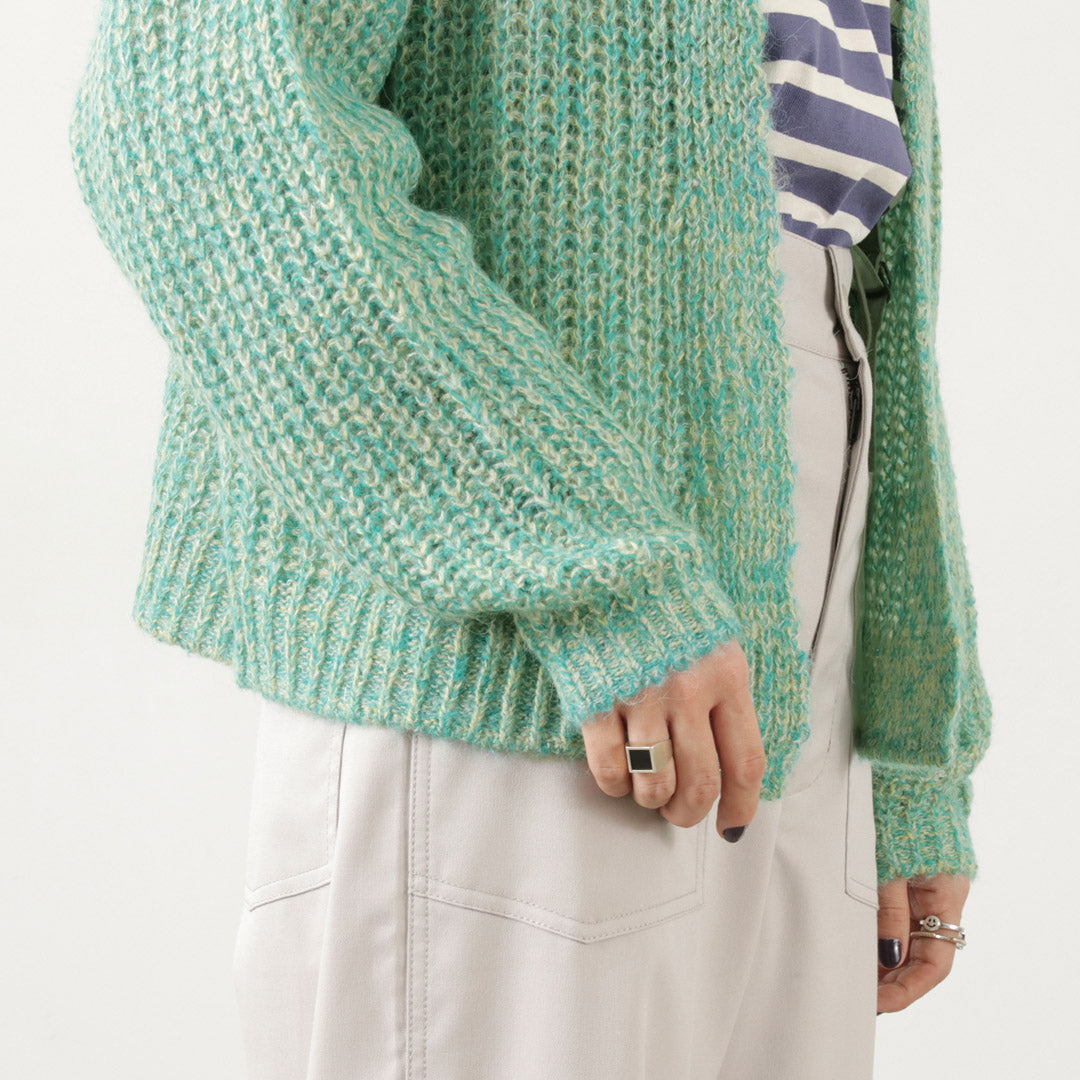 【30%OFF】LAITERIE(レイトリー) MIXアルパカウール カーディガン