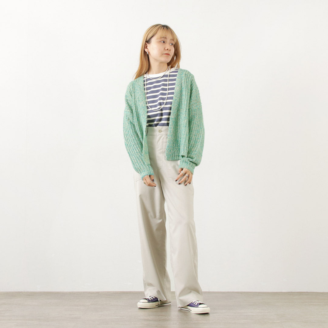 【30%OFF】LAITERIE(レイトリー) MIXアルパカウール カーディガン